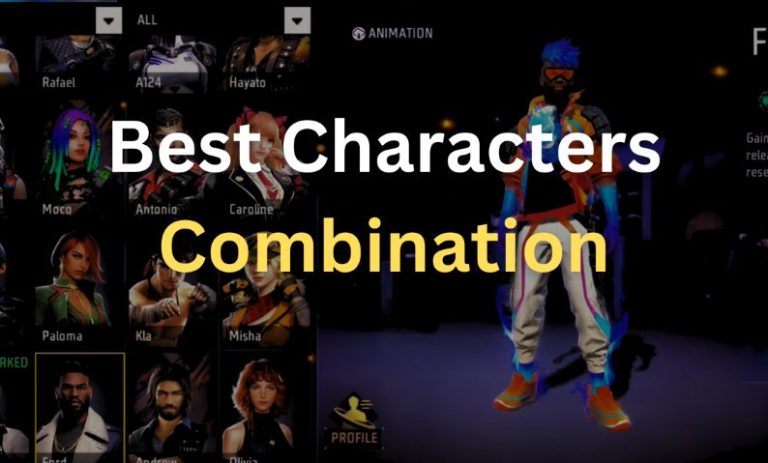 Characters Combination For Rush And Survival In Free Fire 1 Best character combination in Free Fire