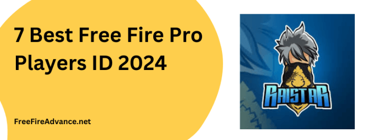 7 Best Free Fire Pro Players ID 2024