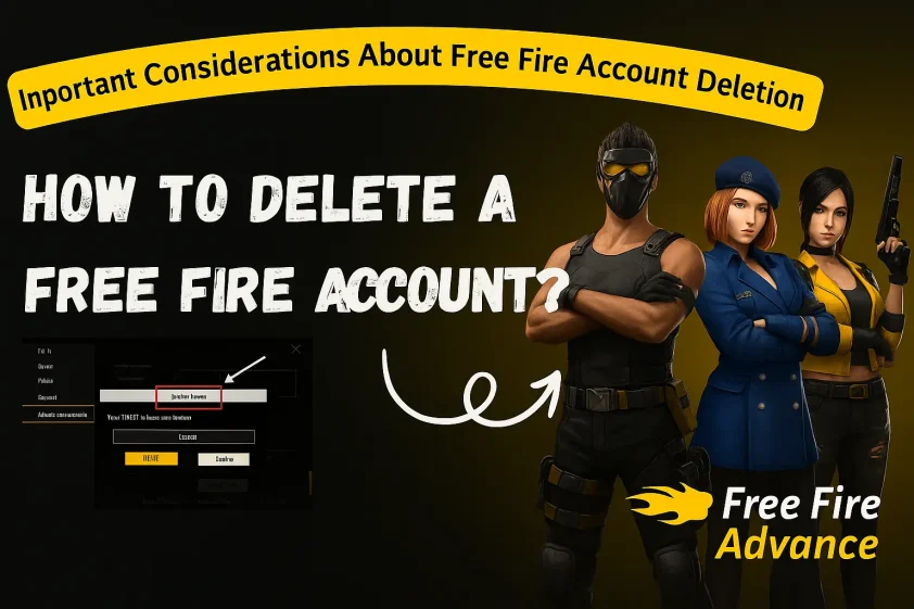 4 ways how to delete a free fire account permanently 1 how to delete a free fire account